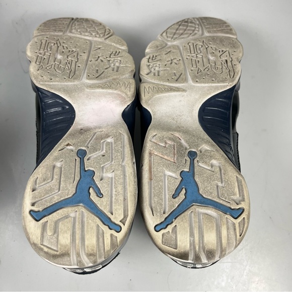 NIKE AIR  JORDAN 9 IX LOW WHITE BLUE PEARL OG RETRO 2002 303895-142 SIZE 11.5 - Picture 9 of 13